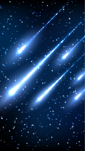 運気が上がる流れ星の画像